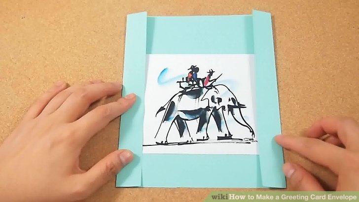Image titled Make a Greeting Card Envelope Step 2 preview