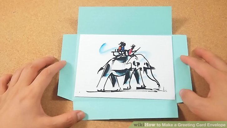 Image titled Make a Greeting Card Envelope Step 7 preview